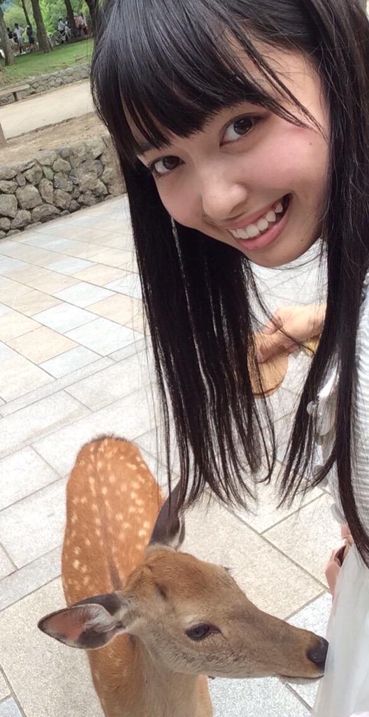 こんばがばが❤️ちょっと前やけど、家族と奈良に行った時の写真あげます(●´ー｀●)鹿せんべい鹿にあげたよ?めっちゃ食いついてきてかわいかった❤️ 